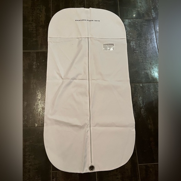Robert Graham White Suit Garment Bag Travel Suit Shirt Protection Grommet Hang - Picture 3 of 9